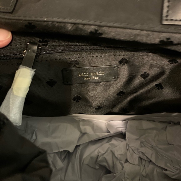 Kate Spade Ellie Large Black Nylon Backpack - Picture 3 of 8